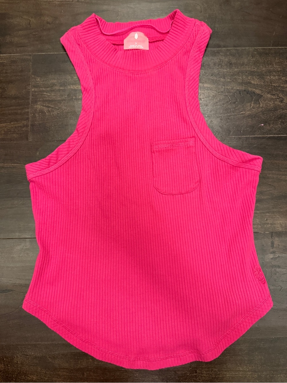 Free People Movement Ribbed Tank Top Pink